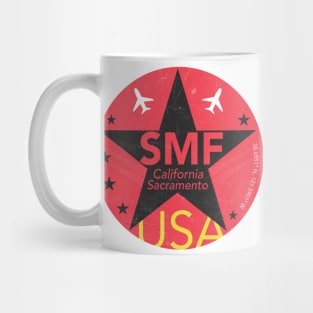 SMF Sacramento round sticker design Mug